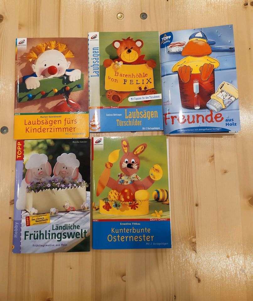 Bastelbücher Laubsägearbeiten Preis pro Stück 3€ in Dettingen an der Erms