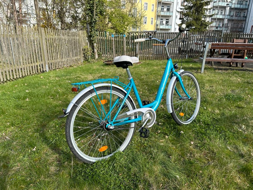 Damenfahrrad 26 Zoll Türkis / Weiss in Markranstädt