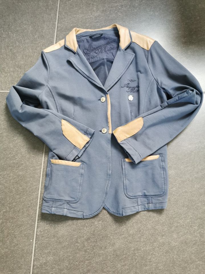 blauer Blazer von "Aeronautica Militare" Gr. 40 in Eching (Kr Freising)