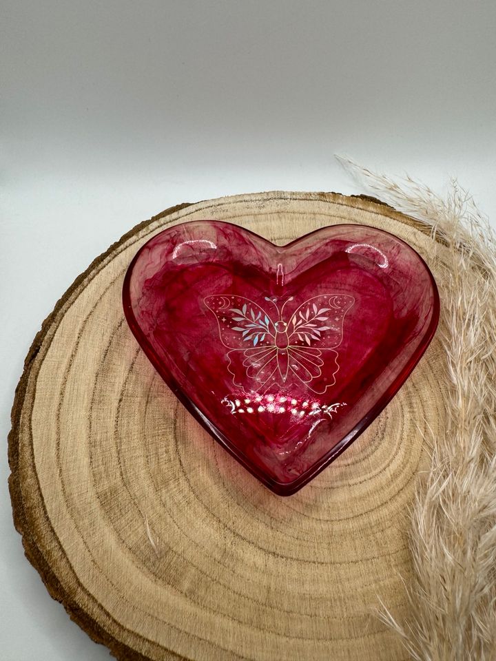 Herzschale aus Epoxidharz Handmade Dekoration Geschenk in Köln