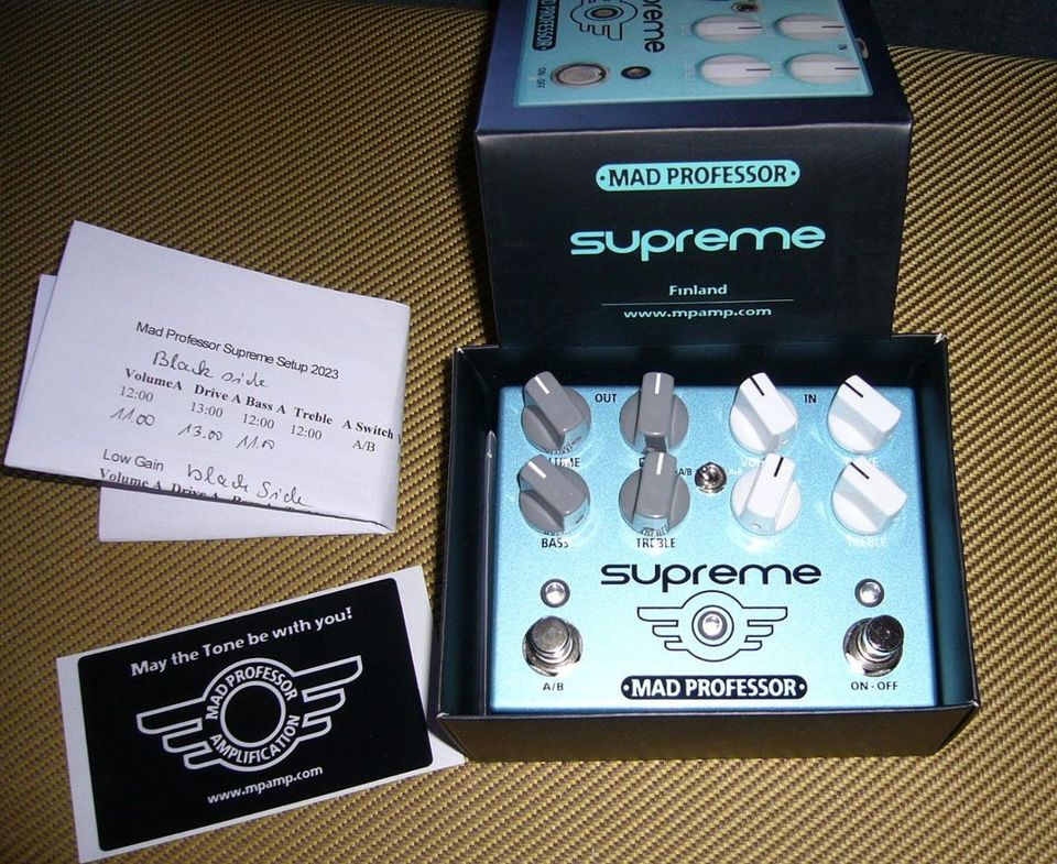 Mad Professor Supreme II, neue Version Overdrive! in Gettorf