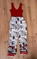 luftige Sommerhose mit rotem Shirt Brandenburg - Jüterbog Vorschau