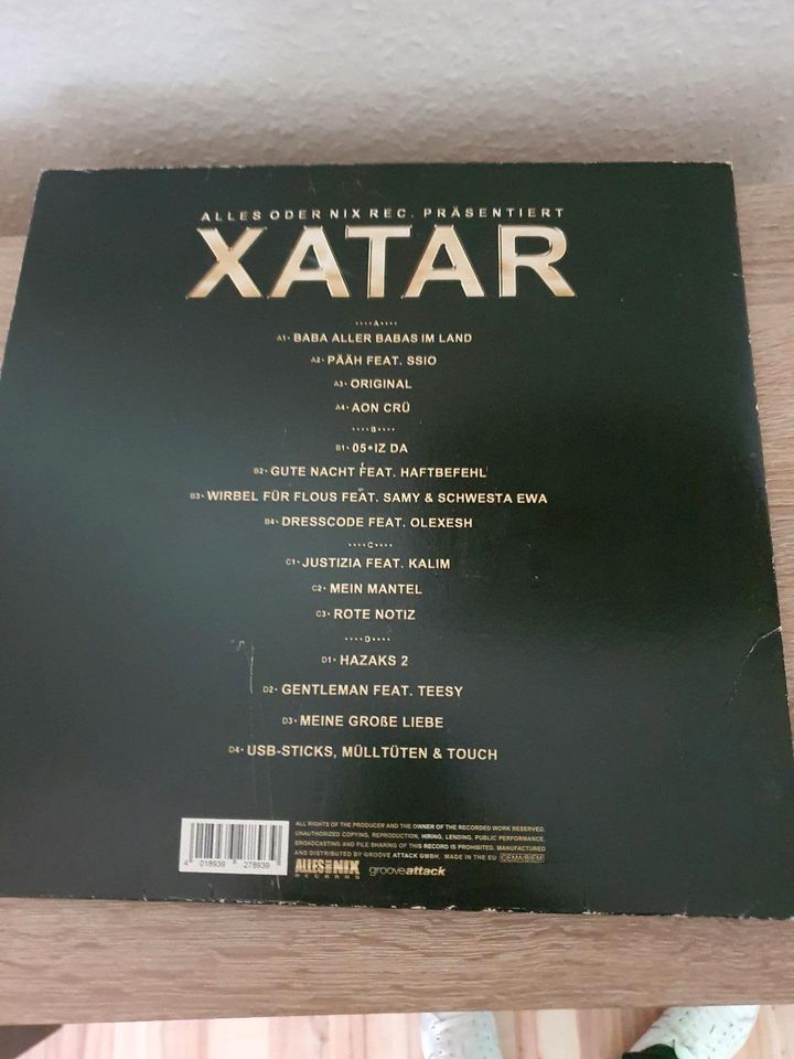 Xatar Album Vinyl mit CD und Instrumentals in Gelsenkirchen