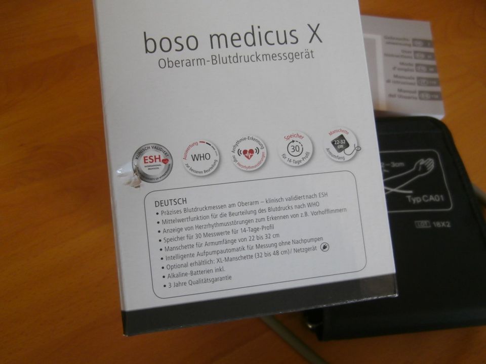 Boso Medicus X Blutdruckmessgerät Oberarm wie neu in Waiblingen