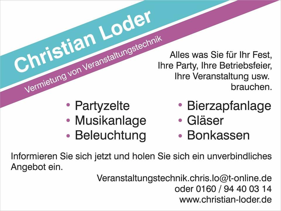 5x12m Partyzelte, Festzelte zu vermieten stabil und Wasserdicht in Hattenhofen