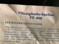 DDR Flüssigkeits-Spritze FS 450 unbenutzt Neuwertig Dresden - Seidnitz/Dobritz Vorschau