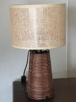 Tischleuchte Korb Lampe Rattangeflecht H: ca 40cm  Neuwertig Sachsen-Anhalt - Weißenfels Vorschau