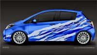 Seitenstreifen Aufkleber Design Toyota Aygo Yaris Corolla Tuning Düsseldorf - Flingern Nord Vorschau