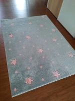 Kinderteppich LIVONE Happy Rugs, 160x230 cm, grau mit Sterne rosa Bayern - Neustadt a.d.Donau Vorschau