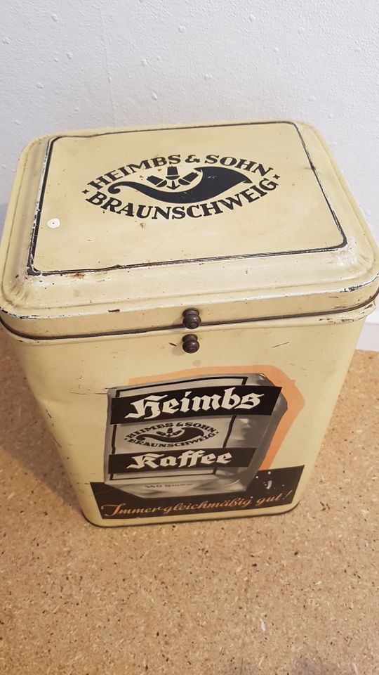 Blechdose Kaffeedose Heimbs Kaffee Braunschweig alt vintage in Bamberg