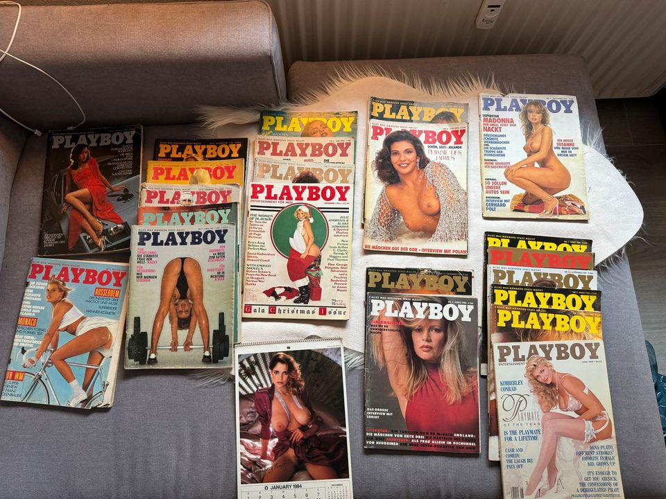 Samlung Playboy Magazine 80 er in Waldsolms