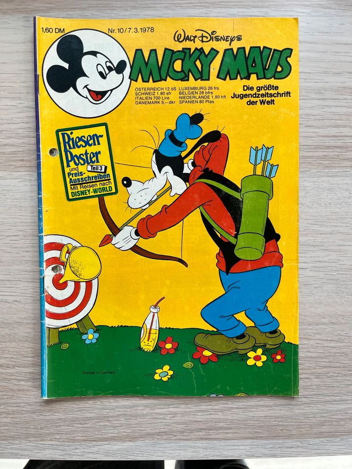 Micky Maus Comics 1978 - 18 Stück in Nürnberg (Mittelfr)