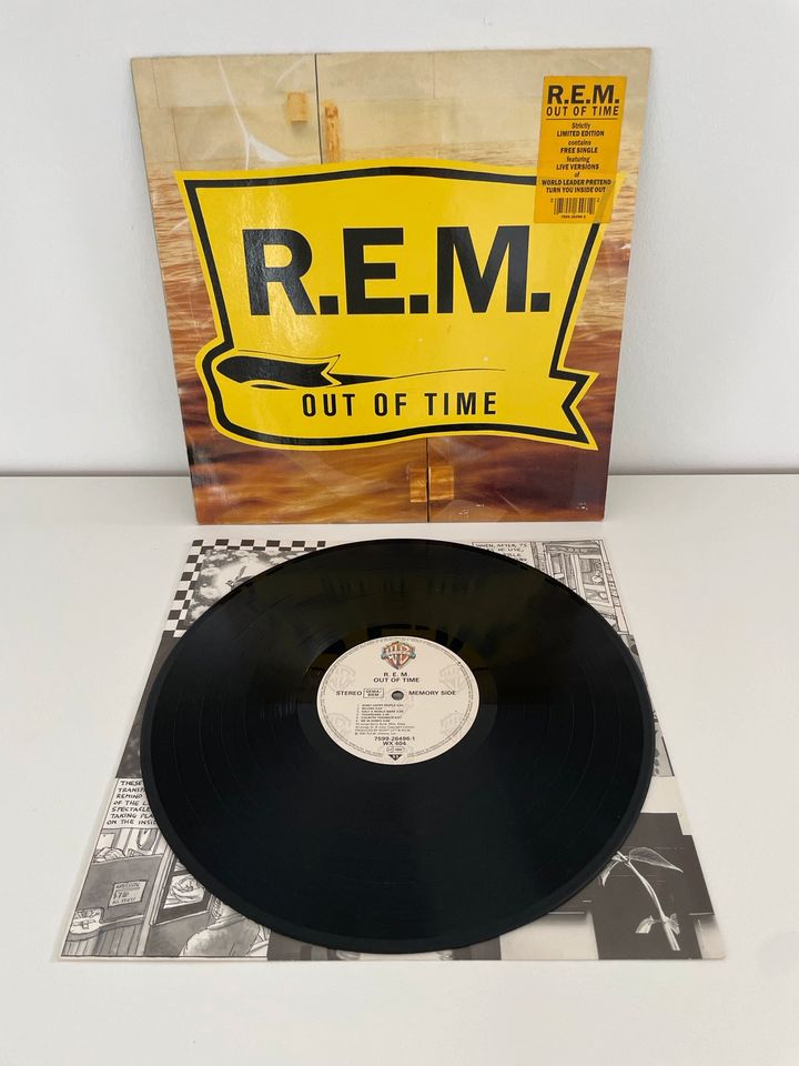 R.E.M. OUT OF TIME LP Vinyl, LIMITES EDITION,top Zustand! in Leopoldshöhe