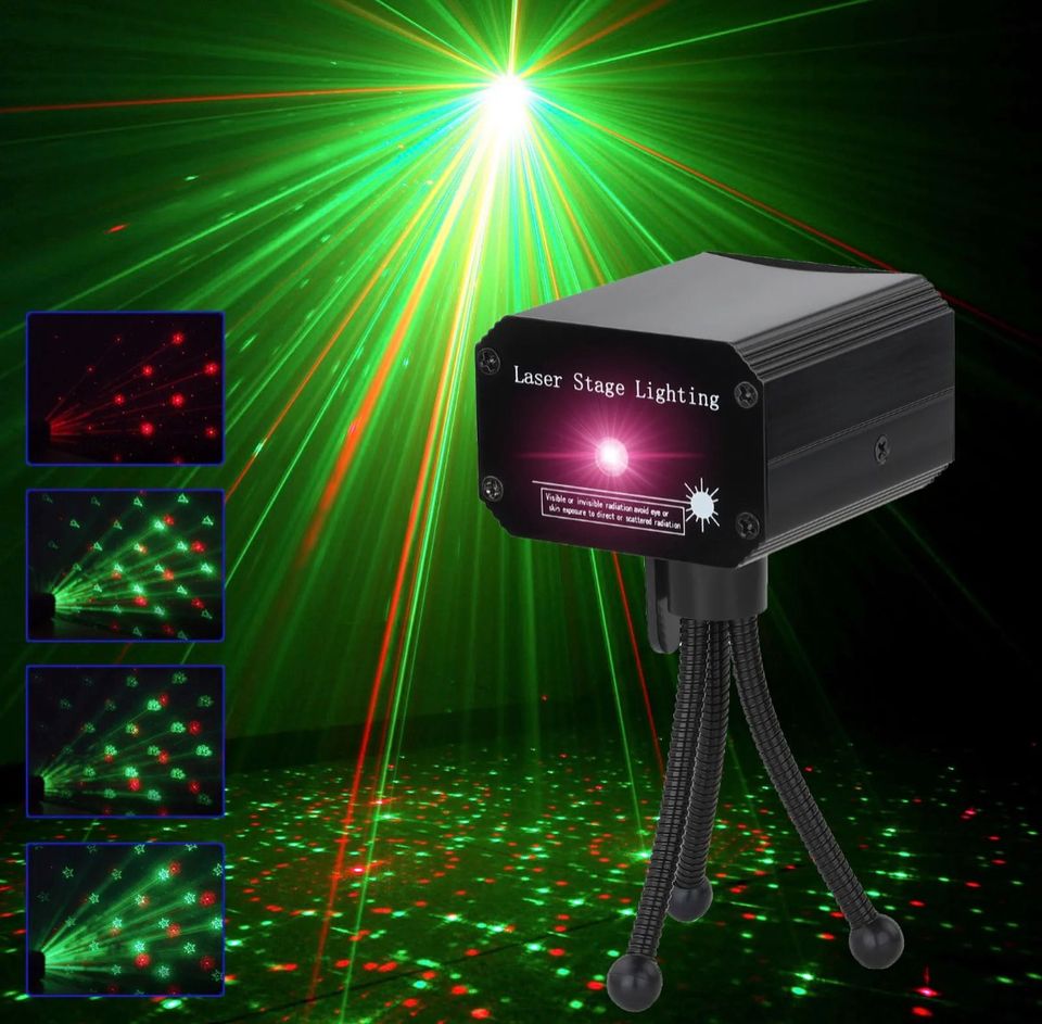 LED Disco Licht Laser Projektor Laserlicht Bühnenlicht NEU OVP in Paderborn