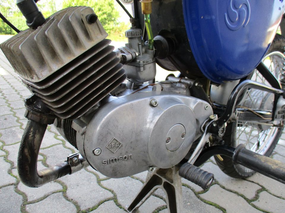 Simson S 50 unsere Nummer 128221 in Calau