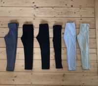 H&M Leggings Ripp Baumwolle gefüttert 110/116 schwarz Thüringen - Georgenthal Vorschau