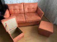 Couch mit zwei Hocker Nordrhein-Westfalen - Linnich Vorschau