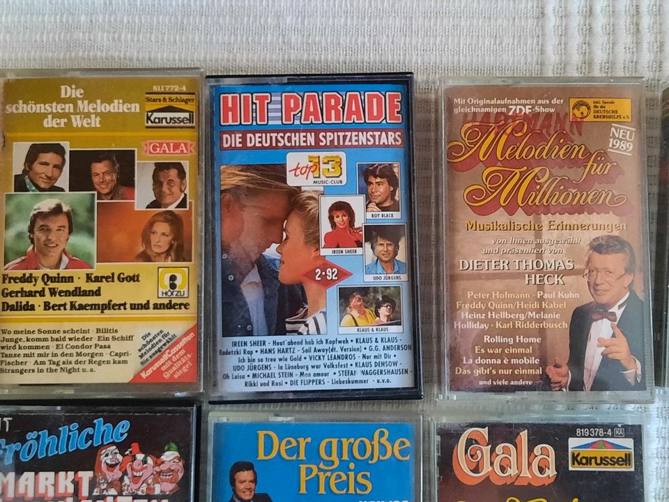 Musikkassetten,Kassetten,Schlager,Volksmusik,Stimmung,Partyraum in Habichtswald