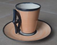 Espressotasse mit Untertasse aus der TON-ART Keramikwerkstatt Niedersachsen - Dötlingen Vorschau