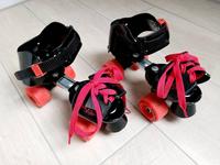 Rollschuhe Kinder, schwarz-rot, Größe 28-37, ABEC5 Niedersachsen - Vechta Vorschau