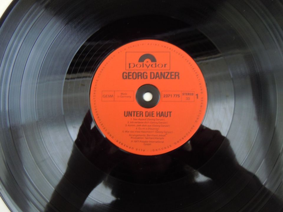 Georg Danzer - Unter die Haut - LP 1977 in Eitorf