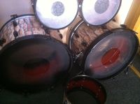 Lefima Doppelbass Schlagzeug-Kessel, Gothik-Optik, Lugs Duisburg - Homberg/Ruhrort/Baerl Vorschau