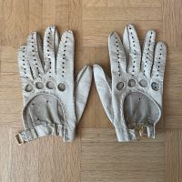Rennfahrer Handschuhe - echt Vintage | Creme | 100% Echt Leder Dortmund - Innenstadt-West Vorschau