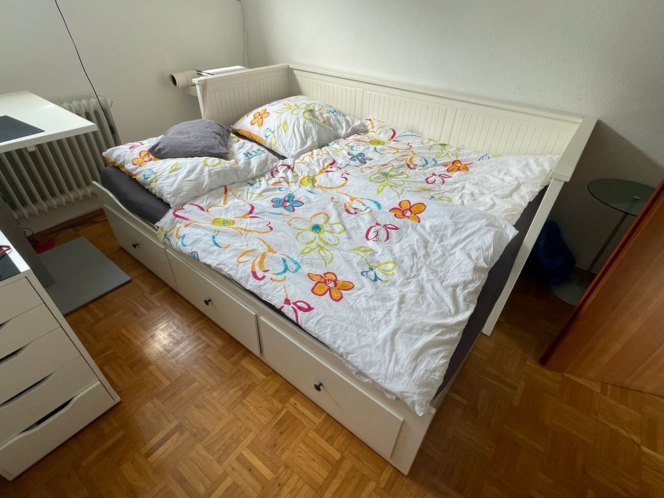 Ikea „hemnes“ Schlafsofa, Tagesbett mit Schubladen in Saarbrücken