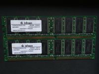 2 x Infineon 256 MB DDR-RAM 184-pin PC-3200U non-ECC Frankfurt am Main - Nordend Vorschau