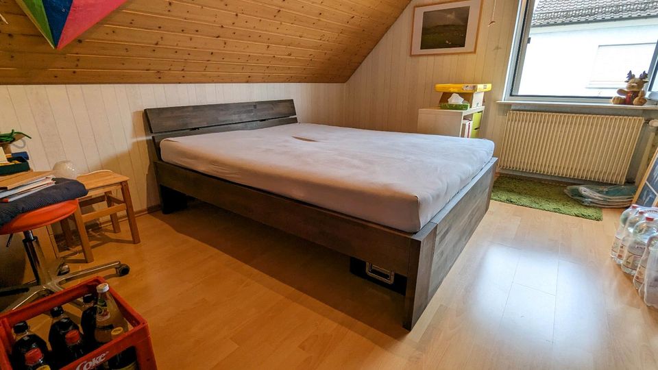 Bett Vollholz Doppelbett in Waghäusel