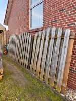 6 Holz Zaun Elemente Dicke Ausführung, 5x 180x180 1x 160x180 Niedersachsen - Werlte  Vorschau
