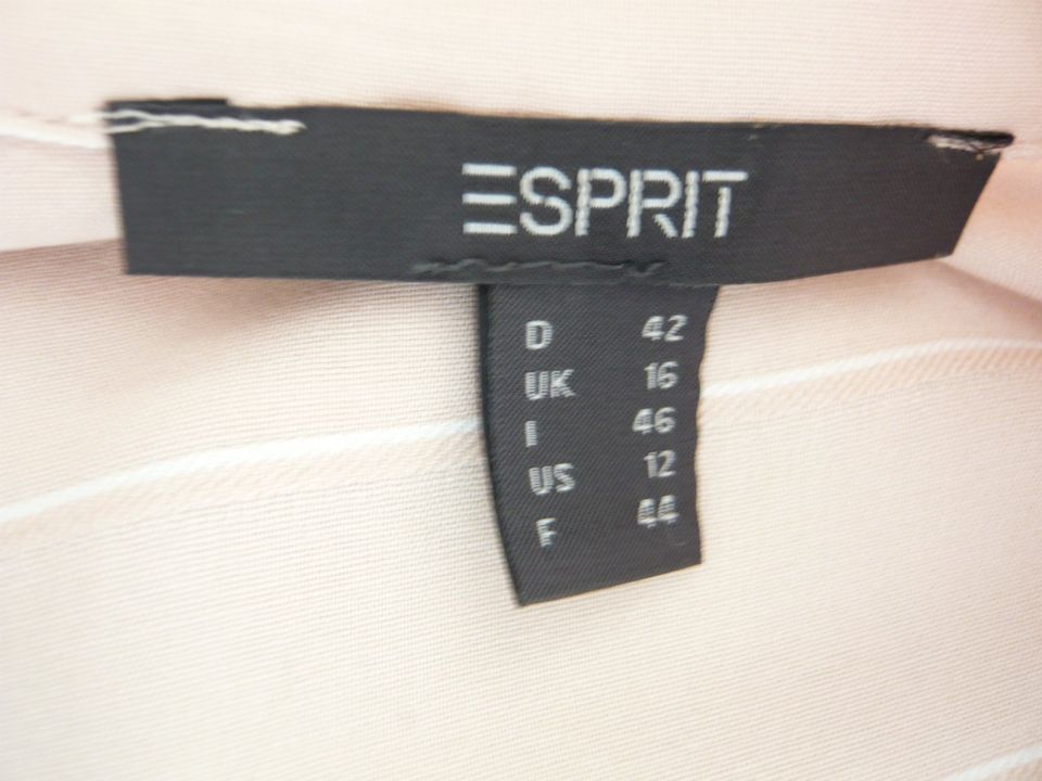 ESPRIT, edle Business Bluse, rose/apricot, Gr. 42 (40), wneu in Flensburg