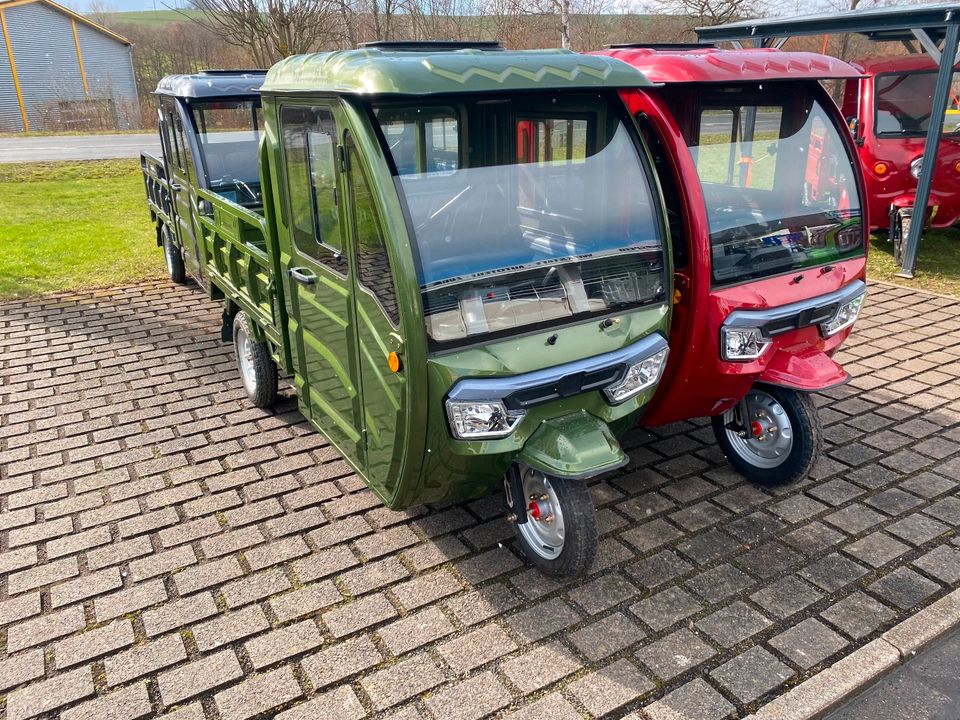 Elektro 3-Rad Cargo Premium Pritsche Kipper  3 RAD TUK TUK Lastenrad Rikscha Geco Trivelo Stormborn Futura BEST MEGA VOLTA Lastendreirad TUKTUK NEU AIXAM LEGIER MICROCAR PRO Cargorunner Runner in Neukirchen