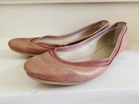 Ballerinas Bronx slipper altrosa taupe Leder 39 40 Vintage Düsseldorf - Gerresheim Vorschau