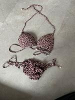 Bikini braun mit Blumen Bayern - Großwallstadt Vorschau