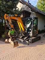 Minibagger Mieten Vermietung Case CX26C Zaunbau Erdbohrer Greifer Hessen - Tann Vorschau