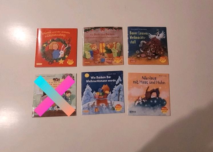 5 Weihnachts Maxi Pixi Bücher in Neukirchen/Erzgeb