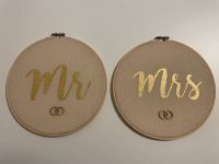 Mr& Mrs Stickrahmen Hochzeitsdeko Nürnberg (Mittelfr) - Südoststadt Vorschau