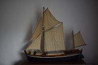 Großes Schiffsmodell - Segelschiff 71 cm - Modellschiff Niedersachsen - Vorwerk bei Tarmstedt Vorschau