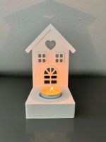 Deko Haus Gips mit Teelichthalter Häuschen und Teelicht Romantik Pankow - Weissensee Vorschau