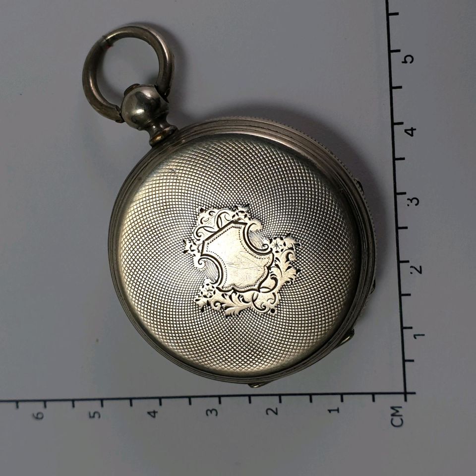 Antike kleine Schlüssel Taschenuhr ( Silber ) d = 38,5 mm in Recklinghausen