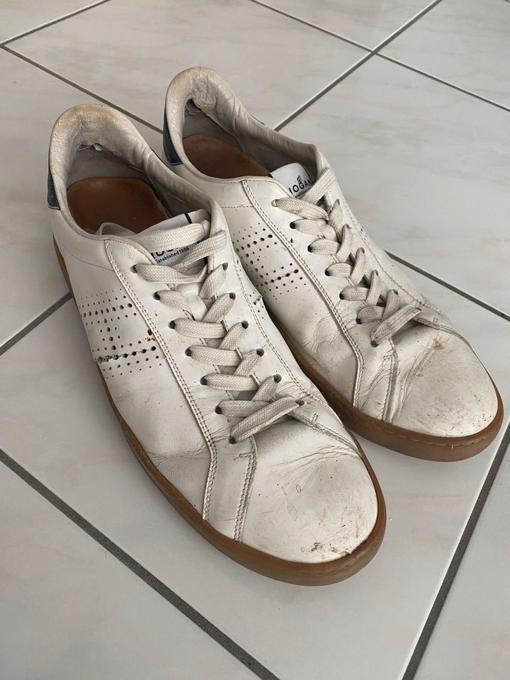 Hogan H86N Schuhe Sneaker Herren Gr. 11 / 45 weiß in Heidelberg