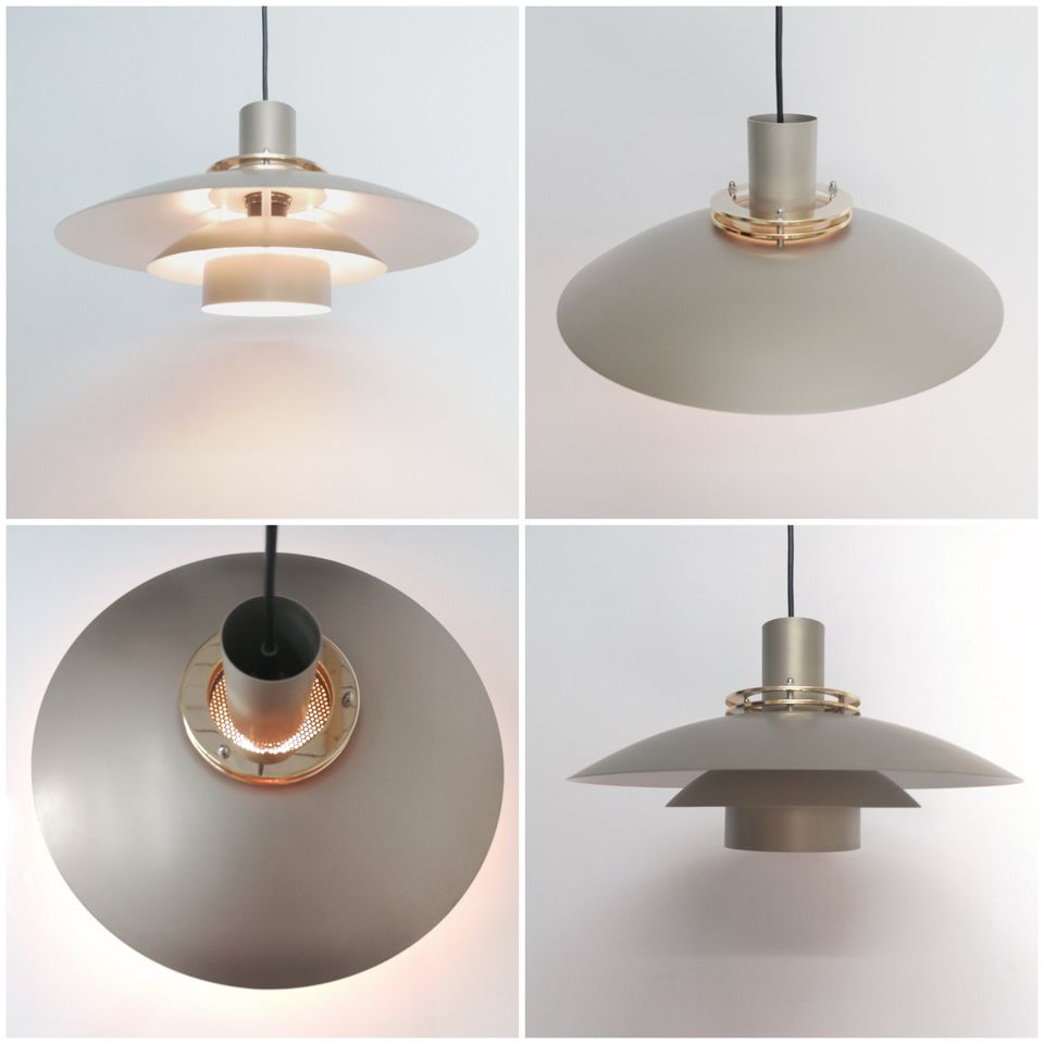 Lampe golden danish Design zu mid-century poulsen ph lyfa retro in Berlin