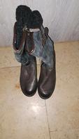 Bonita:Leder Stiefel,blaugrau/braun,Gr. 40,wie Neu Nordrhein-Westfalen - Menden Vorschau