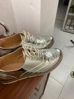 Schuhe Silber Niedersachsen - Lauenau Vorschau