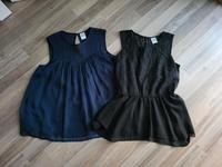 2 Vero Moda Top Blusen Sommer locker fluffig blau schwarz Größe M Nordrhein-Westfalen - Werl Vorschau