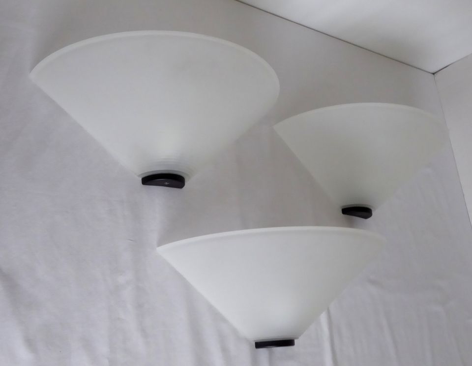 3x HUSTADT Wandlampe Bauhaus Stil  ~ 1970 in Augsburg