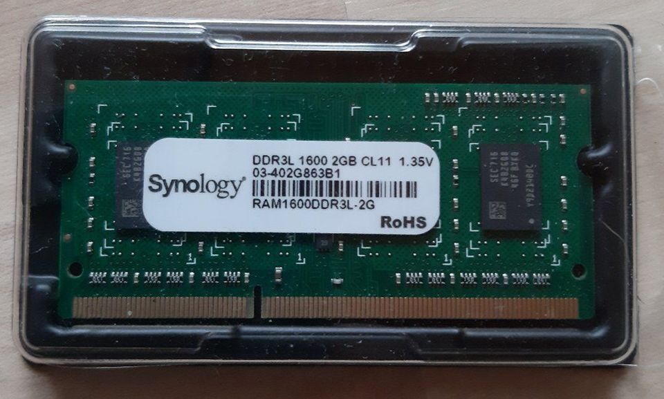 Synology original 2GB Modul DDR3 1600 in Backnang