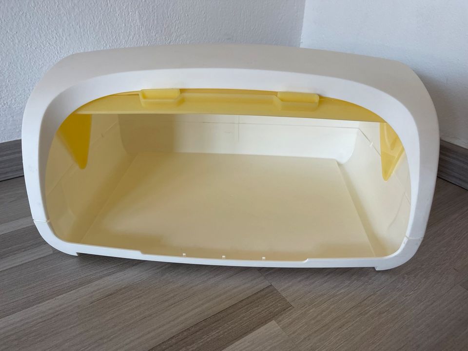 Tupperware Brotkasten weiß gelb in Weiden (Oberpfalz)