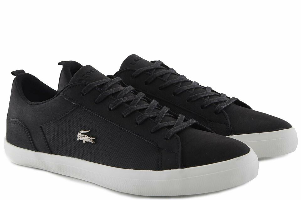 LACOSTE LEROND 119 [ GR. 40,5 / 42 ] HERREN LEDER SNEAKER SCHWARZ in Schloß Holte-Stukenbrock